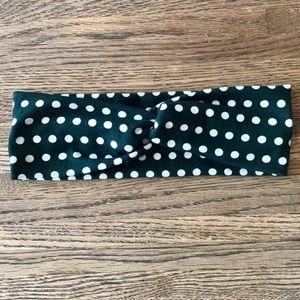 White Dotted Christmas Headband New Handmade